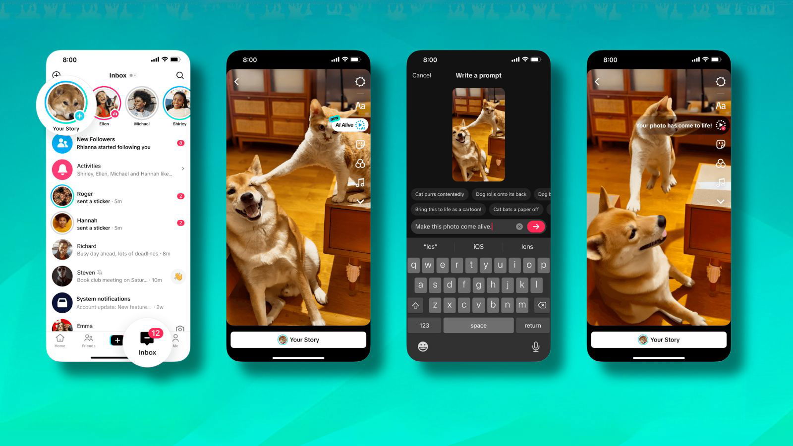 TikTok's new AI feature turns static photos into animated stories