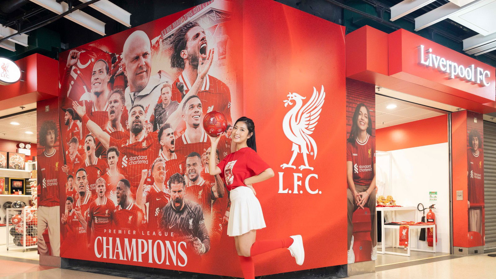 MTR Shops ignites football frenzy with Liverpool pop-up store