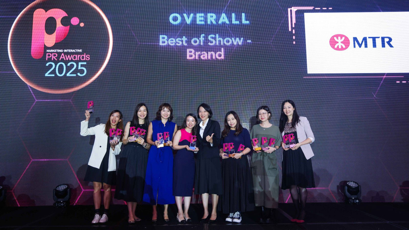 MTR Corporation and The Bridge Agency win big at PR Awards HK 2025