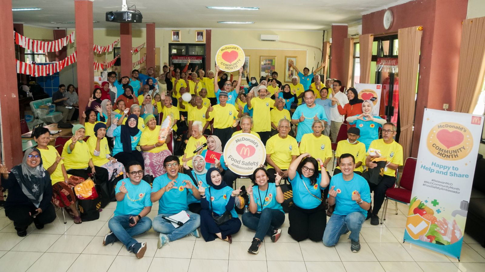 McDonald's ID mobilises 400 staff to deliver over 5,000 meals, food safety education