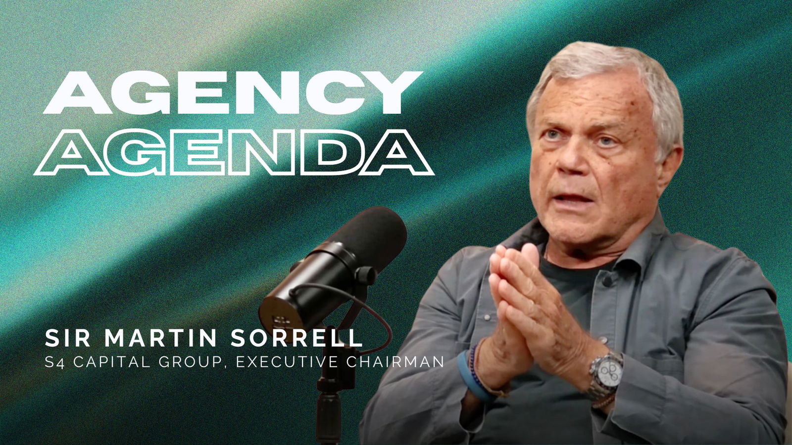 Agency agenda: Sir Martin Sorrell says 'Data is not the enemy of creativity'