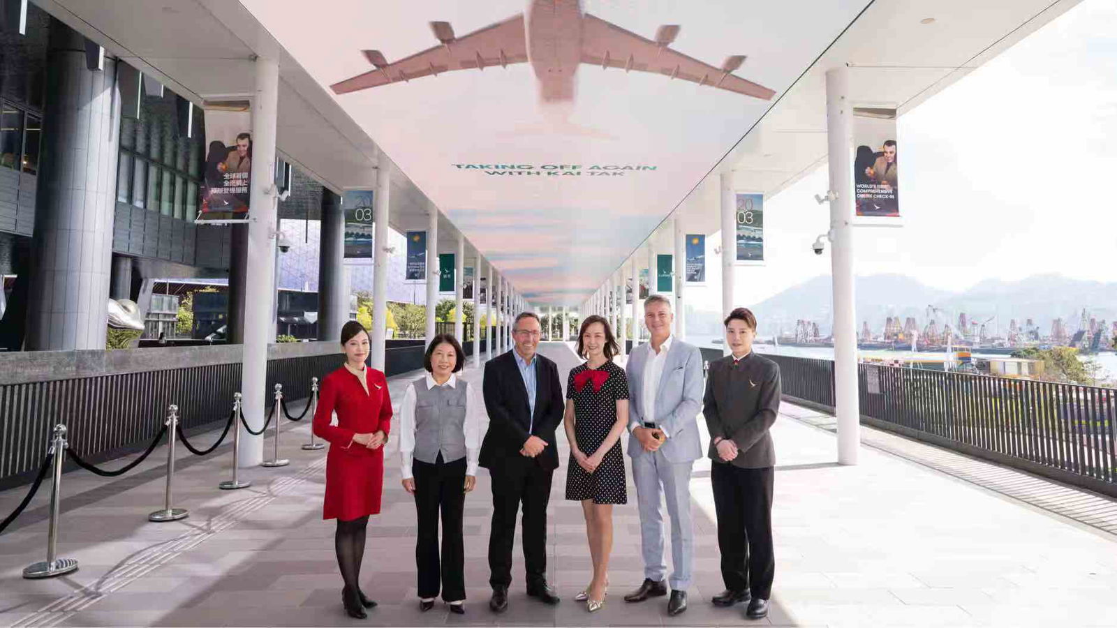 Cathay unveils multisensory experience at Kai Tak West Bridge