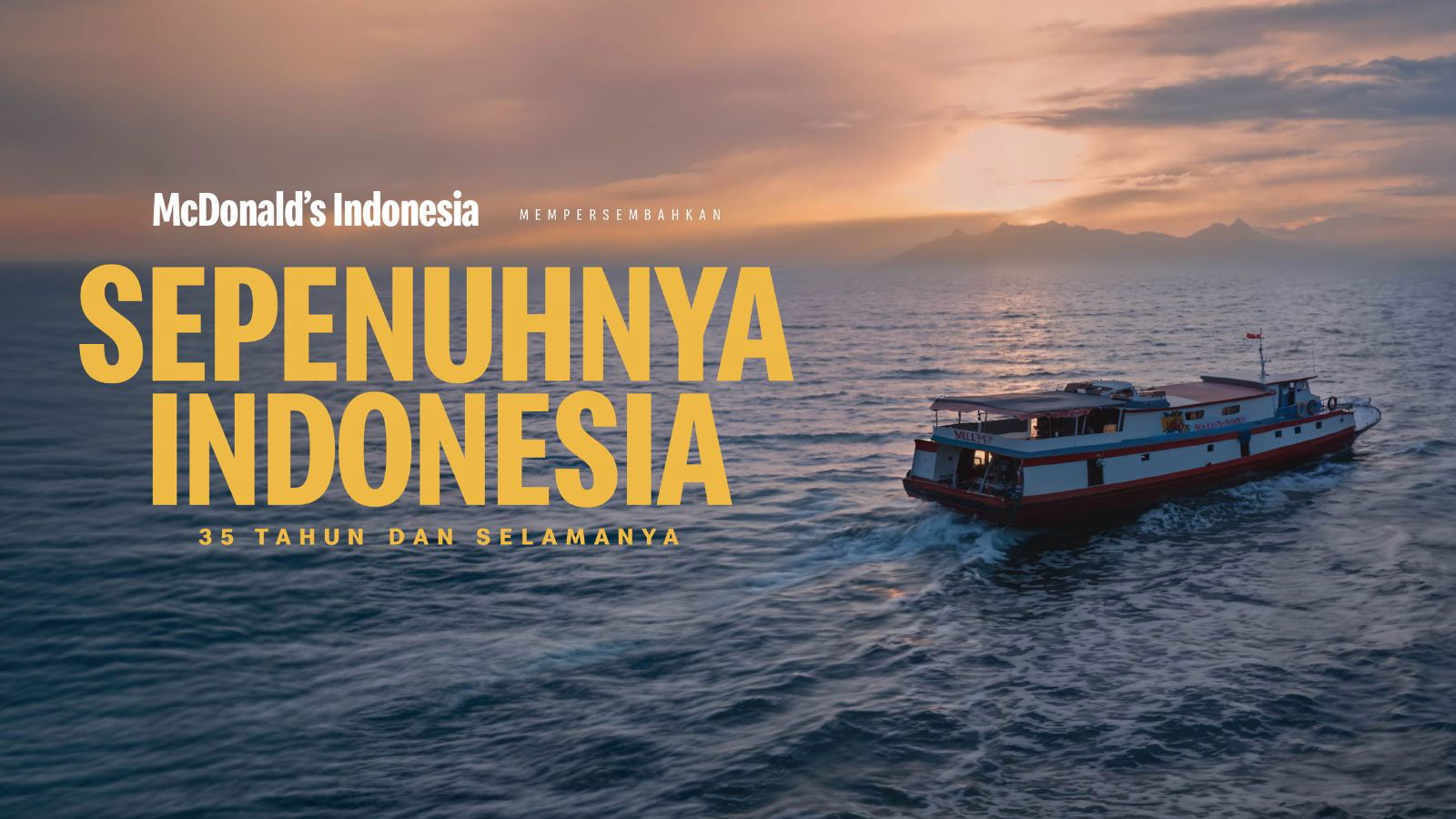 McDonald's marks 35 years in Indonesia with 'Sepenuhnya Indonesia' short film