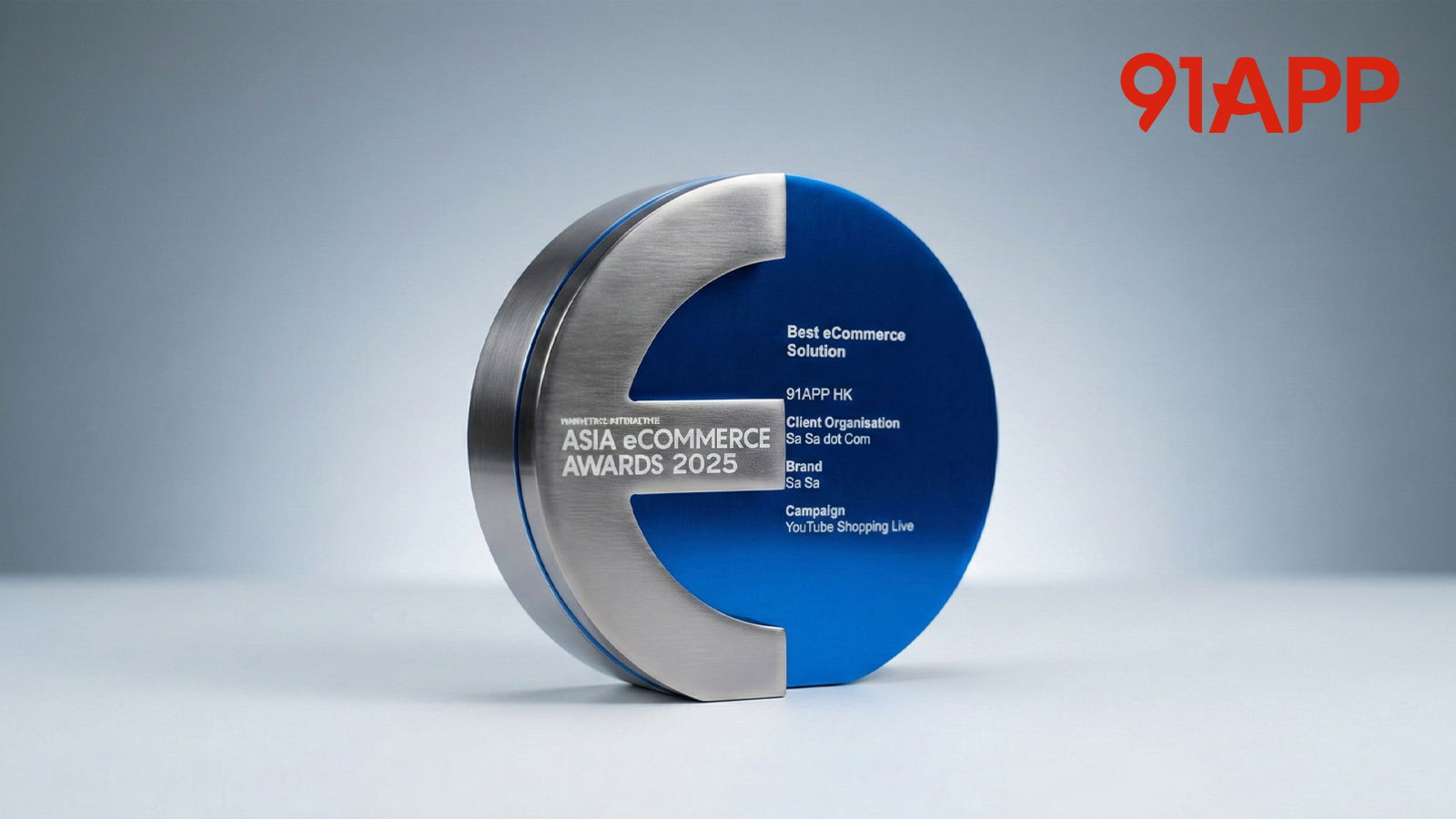Strategic excellence: 91APP and Sa Sa win 'Best eCommerce Solution' for YouTube Shopping Live Innovation