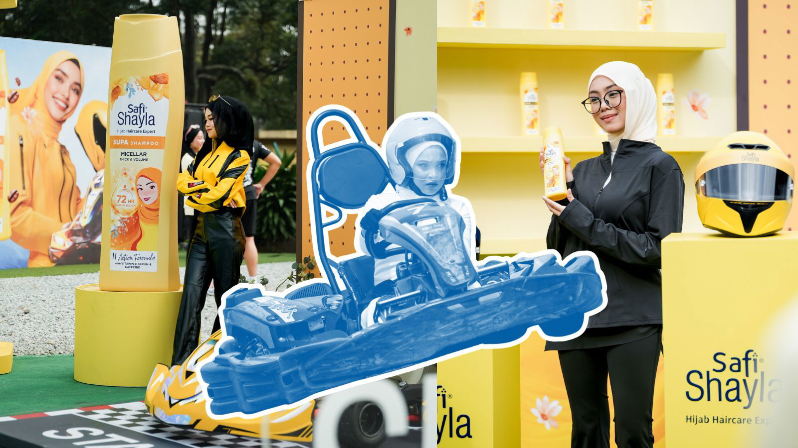 Can a go-kart race prove a shampoo’s worth? Safi thinks so