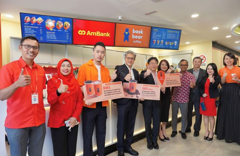 AmBank embraces cosy cafe concept for consumers with Bask Bear Coffee integration