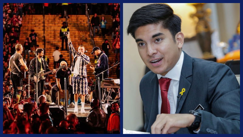 MY's single Coldplay show a 'missed economic lottery' compared to SG's six, says Syed Saddiq