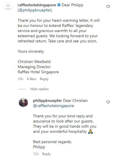 raffles hotel replies to mandarin oriental