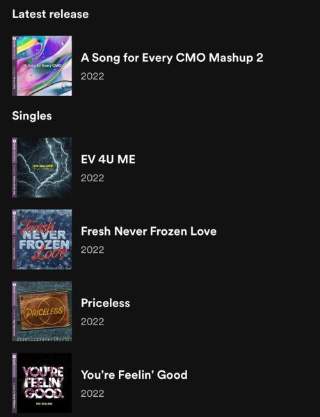 spotify a song for every cmo 2